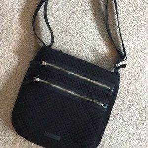 Vera Bradley crossbody black handbag